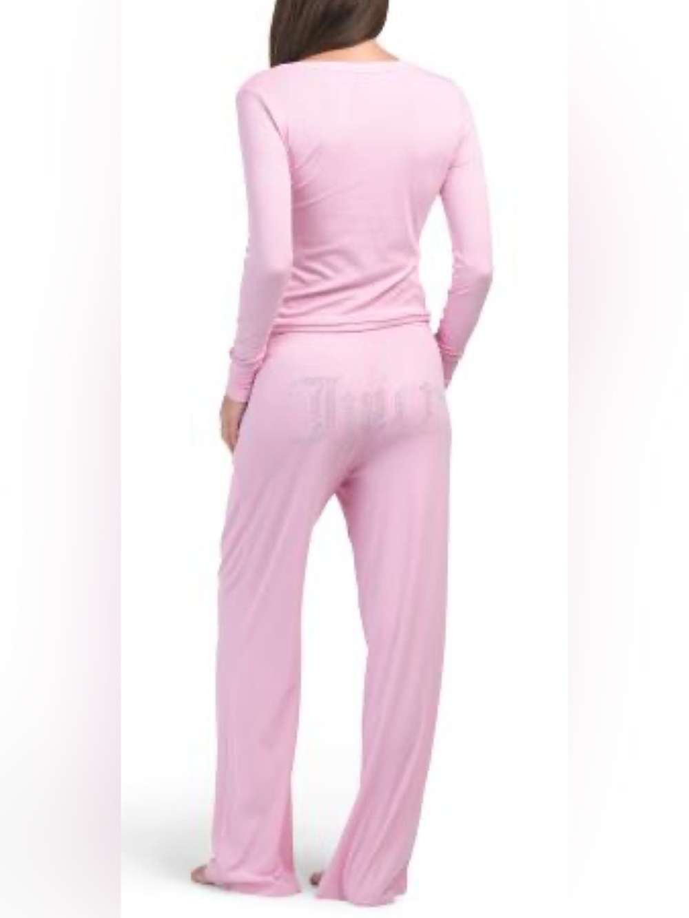 Juicy Couture Pink Rhinestone Logo Lounge Set w/ Pink JC Accessories NWT - Picture 4 of 9